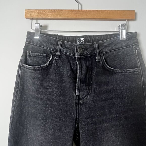 BDG Dillon High Rise Slim Straight Black Jeans W28 L32 - Picture 2 of 6